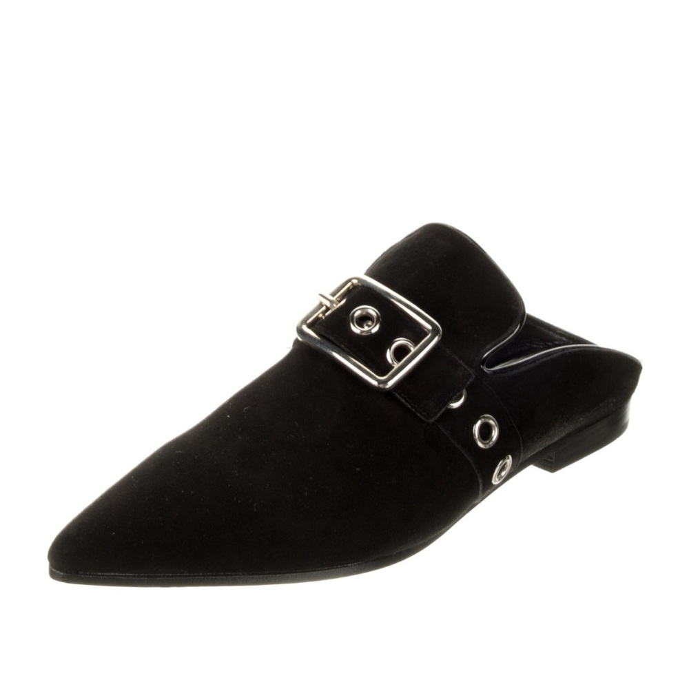 Robert Clergie x Self Portrait Suede Mules